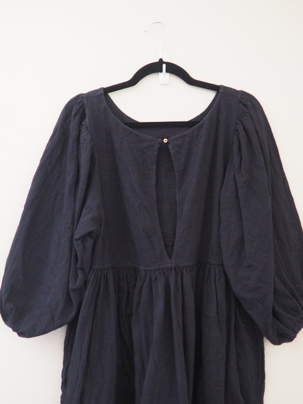 Free People Beach Get Obsessed Black Babydoll Dress sz S - Picture 9 of 9